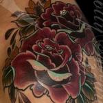 Tattoos - Traditional Shoulder Roses - 109036